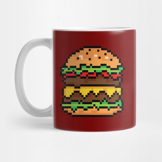 BURGER pixelart by nurkaymazdesing